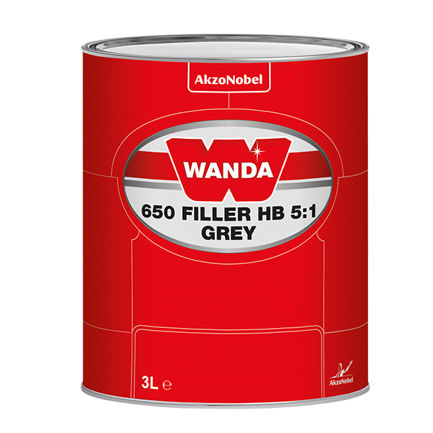 Primer / Filler, Wanda 650 Filler HB 5:1, cantitate 1 litru si 3.6 litri, diferite culori [1]