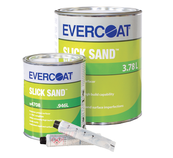 Primer / Fuller cu rășini poliesterice hibride Premium, Evercoat® Slick Sand, uscare rapida, diferite gramaje [1]