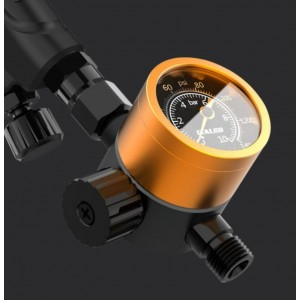 Regulator de presiune aer cu manometru mecanic, Italco ModelOne, montare pe furtun, cupla 1/4, maxim 10 bar [2]