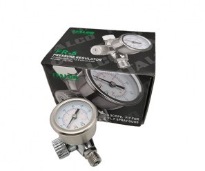 Regulator de presiune aer cu manometru mecanic, Italco FR5, montare pe furtun, cupla 1/4, maxim 10 bar [2]