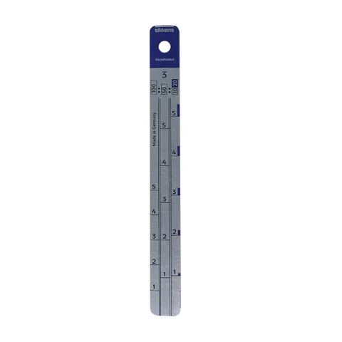 Rigla mixare metalica, Sikkens #3 Mini, gradata 100:50:10/20 [1]