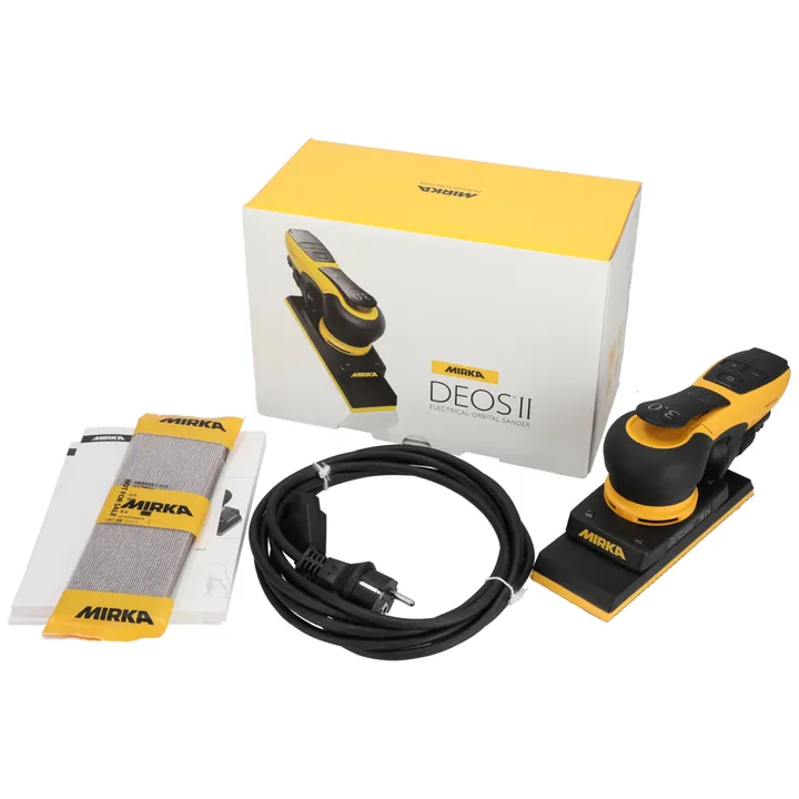 Rindea electrica, Mirka® DEOS 383CV, talpa velcro, putere 250w, talpa 70 x 198mm [9]