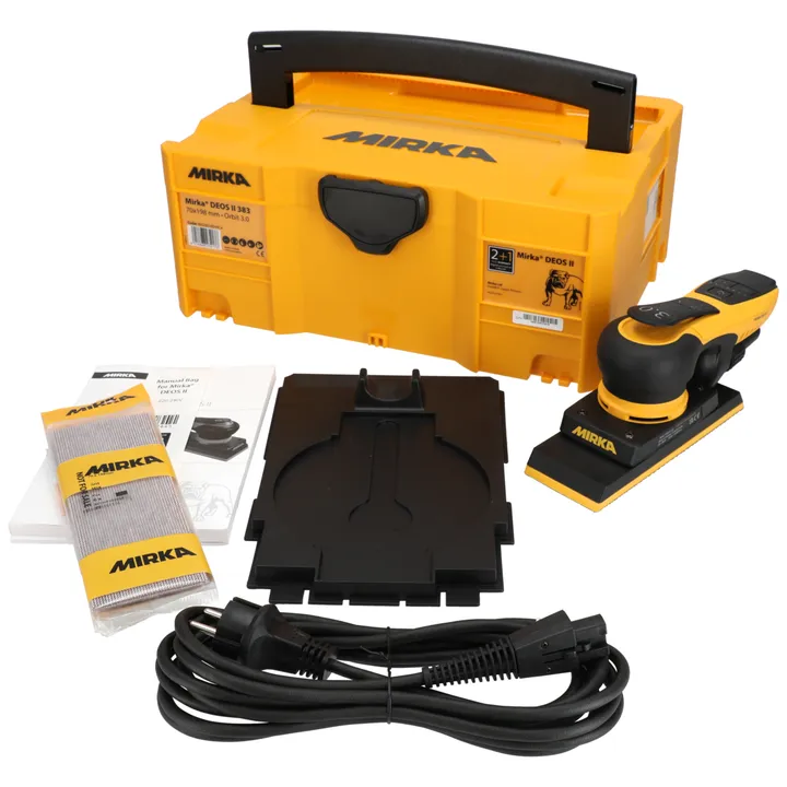 Rindea electrica, Mirka® DEOS 383CV, talpa velcro, putere 250w, talpa 70 x 198mm [2]