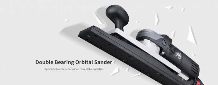 Rindea electrica, Shine Mate ES550-5 Electric Sander, talpa velcro, putere 600w, talpa 70 x 400 mm [3]