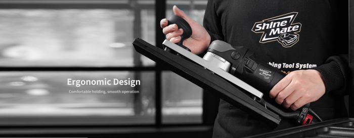 Rindea electrica, Shine Mate ES550-5 Electric Sander, talpa velcro, putere 600w, talpa 70 x 400 mm [6]