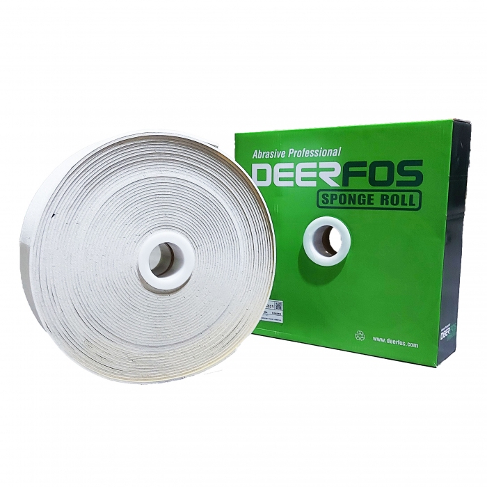 Rola burete abraziv, Deerfos Paper CA331 S 115X25/XX0, slefuire pe uscat, dimensiune 115 mm X 25 m [1]