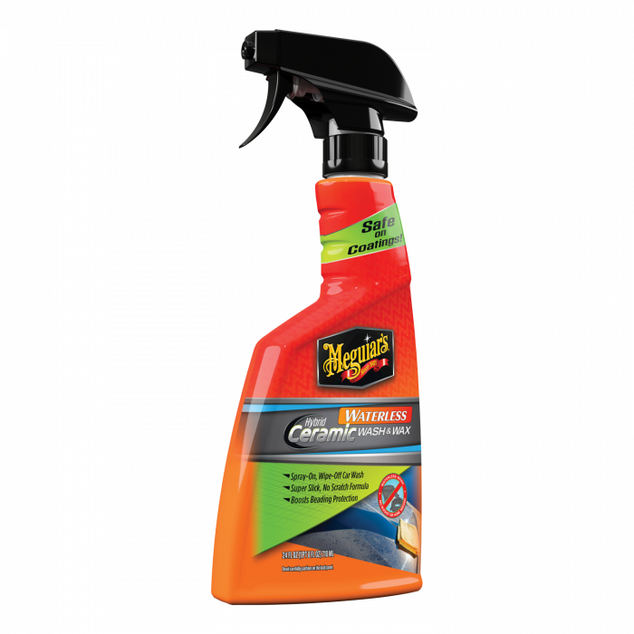 Solutie curatare, Meguiar's Hybrid Ceramic Waterless Wash & Wax, spalare si ceruire fara apa, gramaj 710 ml [1]