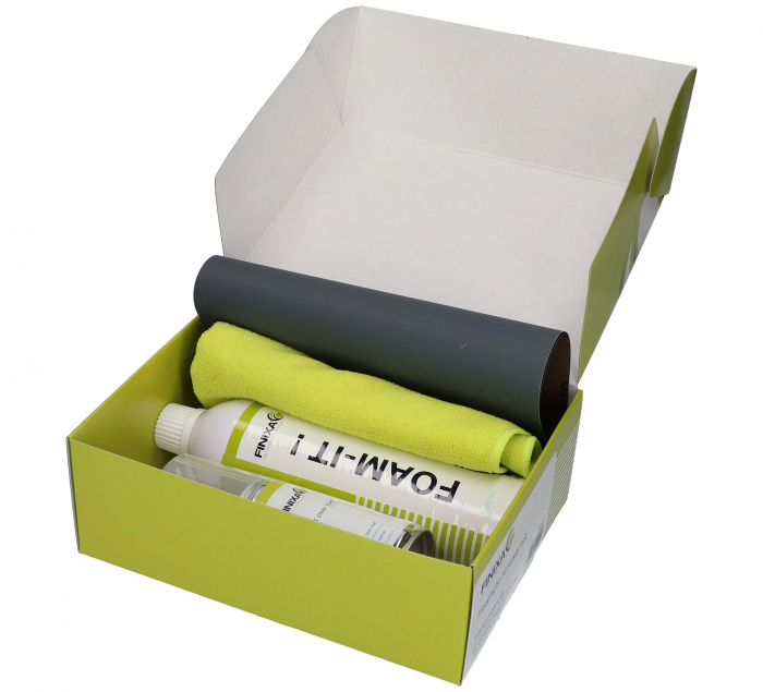 Set restaurare faruri, Finixa HRS 00, contine lac, coli abrazive, laveta, degresant [3]