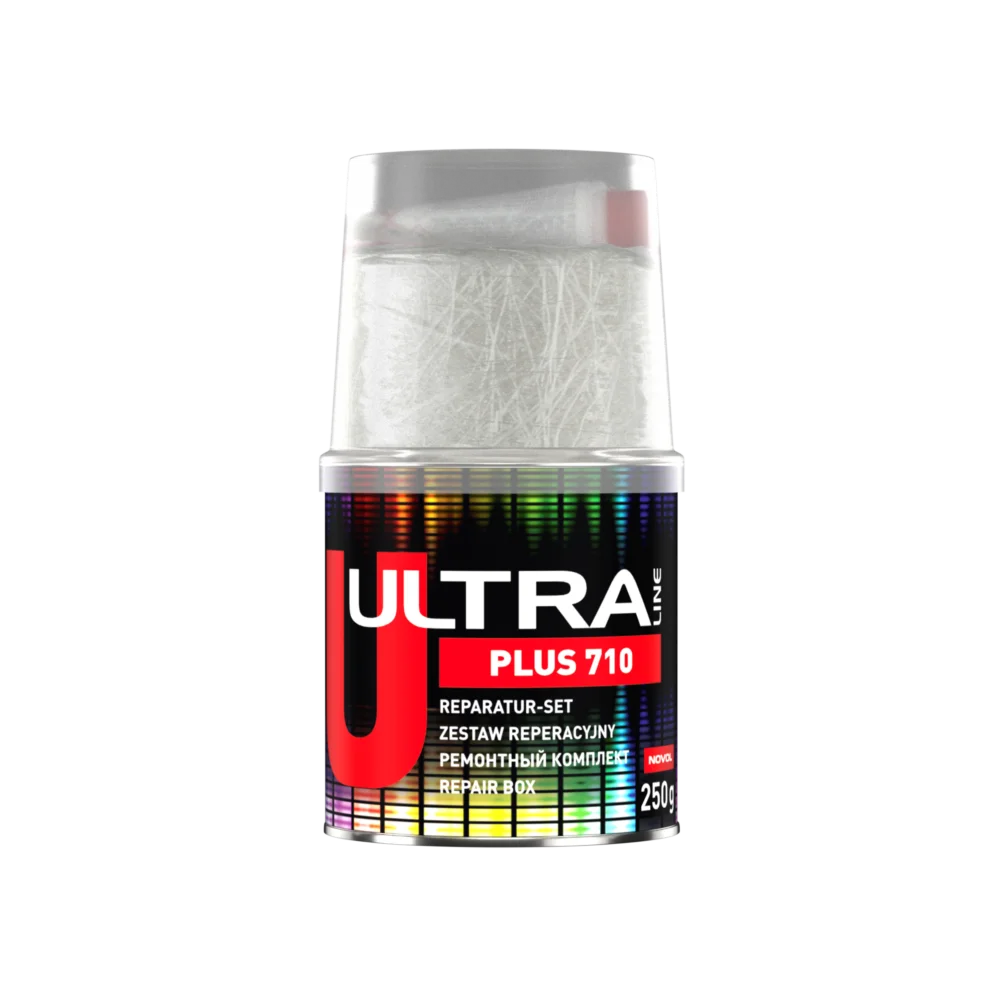Set reparatie firba de sticla cu rasina, Novol Ultra Plus 710, contine intaritor, gramaj 0.25 kg [1]