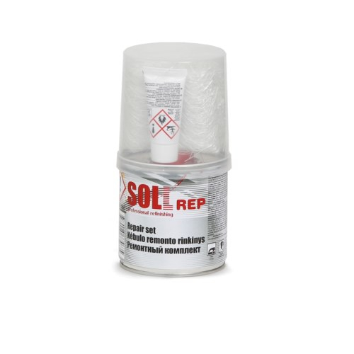 Set reparatie firba de sticla cu rasina, Soll SG7, contine intaritor, gramaj 0.25 kg [1]