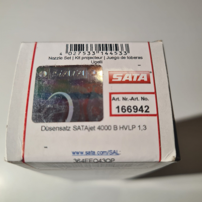 Set reparatie pistol vopsit, SATA  166942, duza + ac + fluture, pentru SATAjet 4000 B HVLP [3]