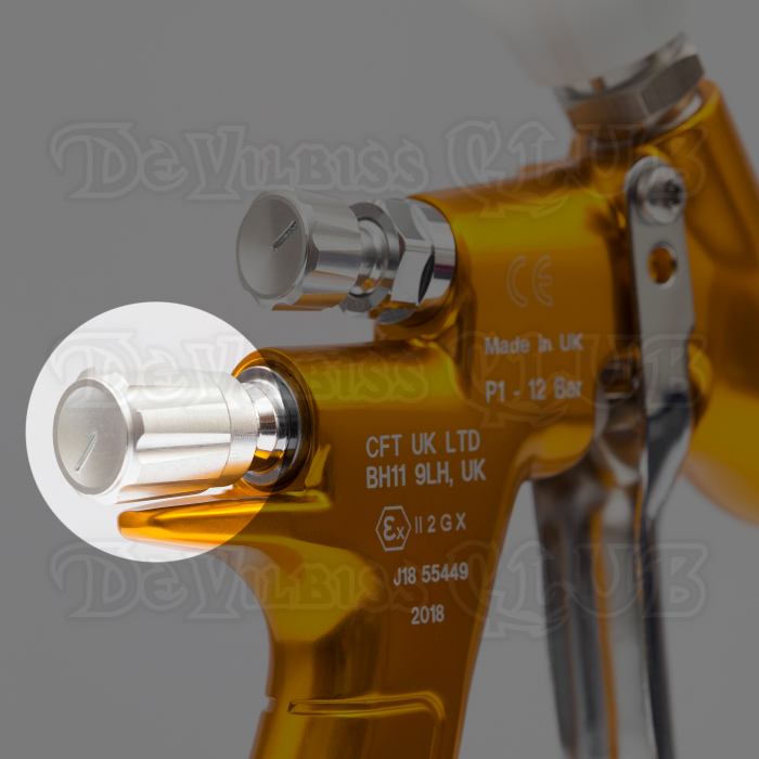 Surub reglaj fluid, DeVilbiss SN-67-C-K, pentru pistol de vopsit GTi Pro [2]