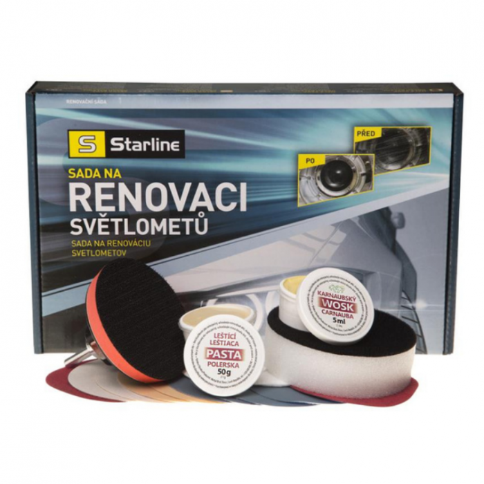 Set restaurare faruri, Starline SLSNSM, set 6 piese [1]