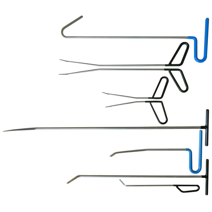 Set tije indreptat, Gmelin + Moll 57810, scule PDR pentru indreprat caroseria fara vopsire [5]