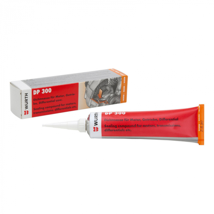 Etansare plastic, Wurth 890 100 048, DP 300, rosu, gramaj 80 ml [1]