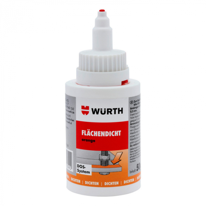 Etansant suprafete, Wurth 893 574 050, portocaliu, gramaj 50 g [1]