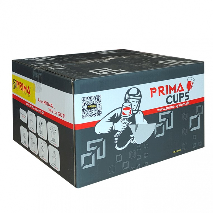 Sistem aplicat vopseaua, Prima Cups, 50 pahare cu inel + 50 filtre [3]
