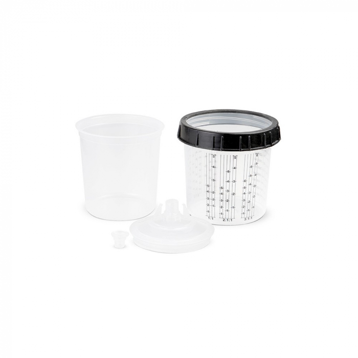 Sistem pahare aplicat vopseaua, Soll SPS-650-1, set complet 50 buc, gramaj 600 ml [1]