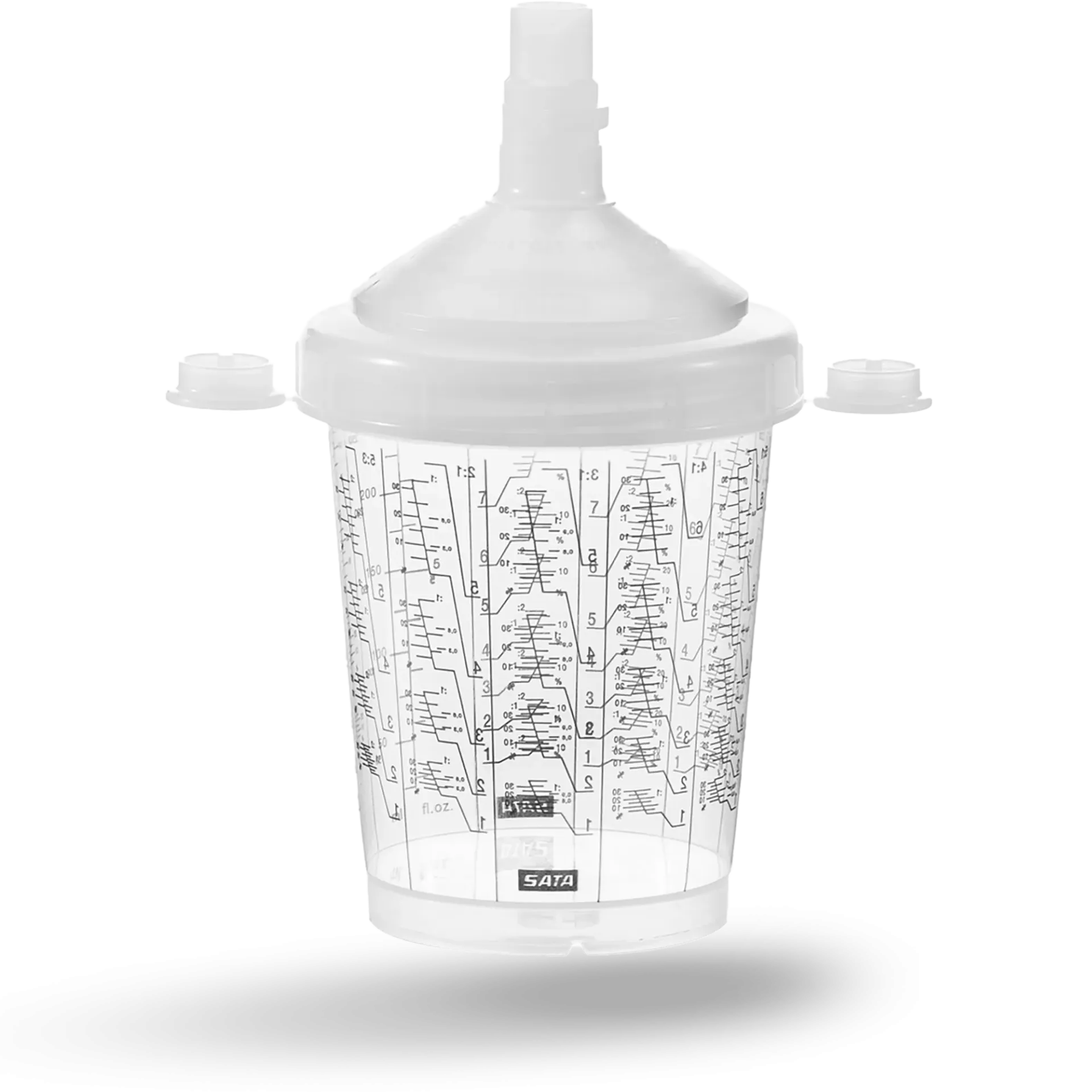 Sistem pahare aplicat vopseaua, SATA® RPS® Multi-Purpose Cup System, set complet 50 buc, gramaj la alegere 300 ml / 600 ml / 900 ml [2]
