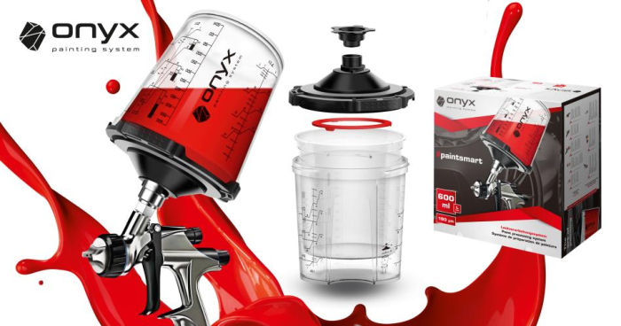 Sistem pahare aplicat vopseaua, Serwo Group Onyx, set complet 50 buc, gramaj la alegere 200 ml / 400 ml /600 ml / 800 ml [2]