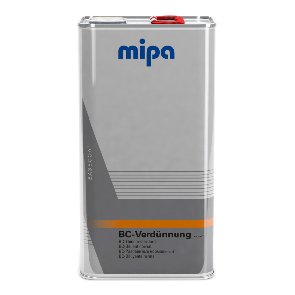 Diluant pentru baza, Mipa Basecoat Thinner, uscare lent / standard, gramaj 1 / 5 litri [1]