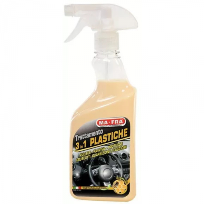 Solutie curatare si protectie, Ma-Fra Plastic Care 3 in 1, pentru plastic, gramaj 500 ml [1]