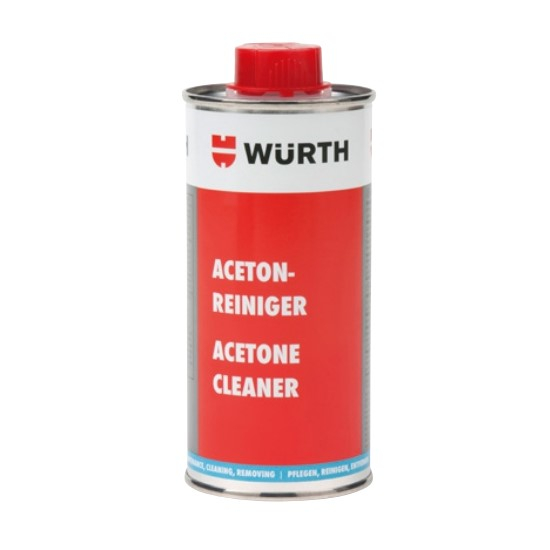 Solutie curatat/degresat, WURTH 893 460 0X2, acetona, cantitate 1/5 litri [2]