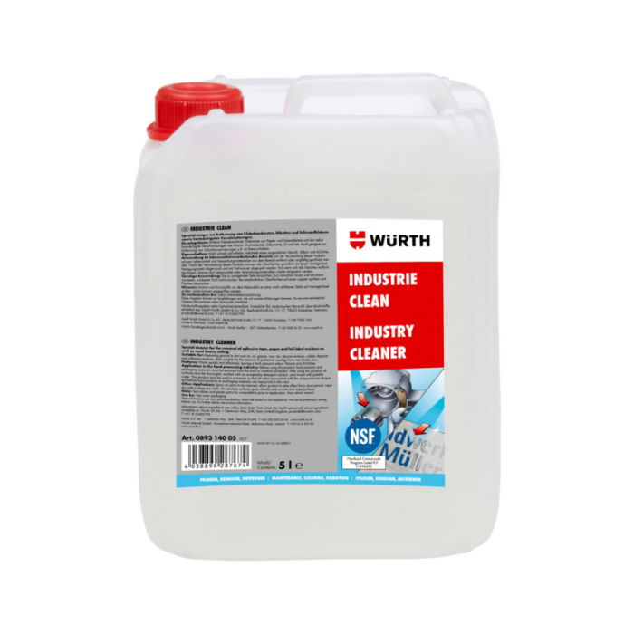 Solutie curatat, WURTH 893 140, industrial, cantitate 0.5/5 litri [1]