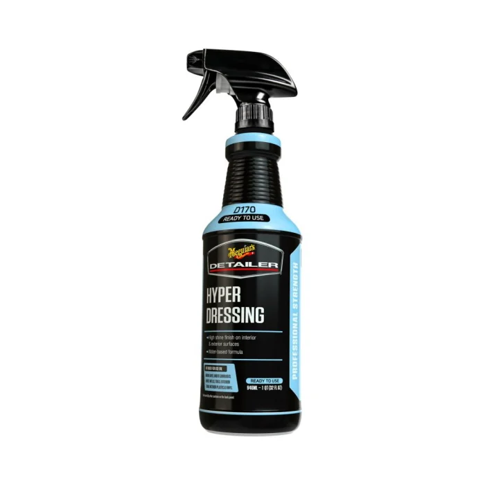 Solutie protectie si intretinere, Meguiar's Hyper Dressing RTU, dressing plastic si cauciuc pentru interior si exterior, gramaj 946 ml [1]
