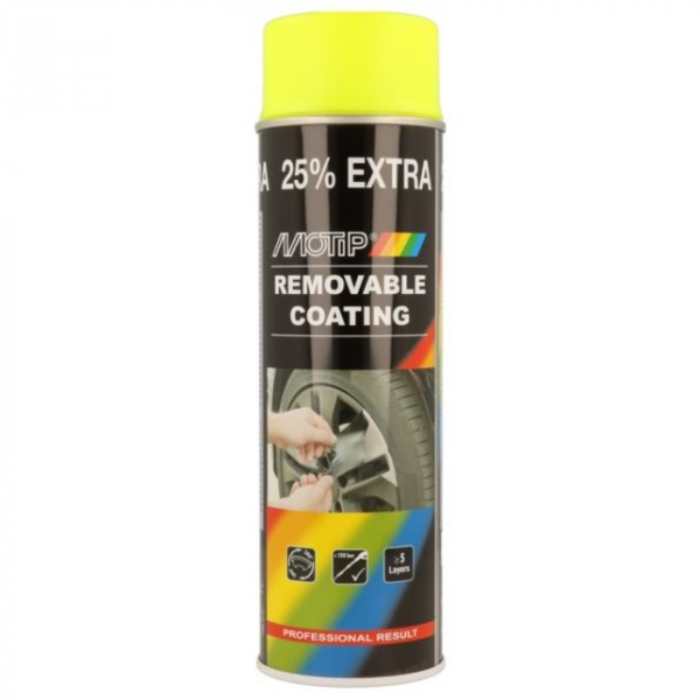 Spray vopsea, Motip Removable Coating, pentru faruri / stopuri / policarbonat, cantitate 500 ml [1]