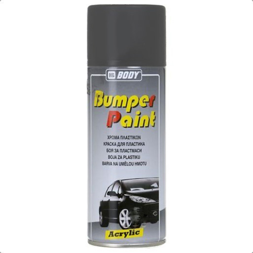 Spray vopsea structurata, HB Body Bumper Paint, culoare gri, pentru plastic cantitate 400 ml [2]