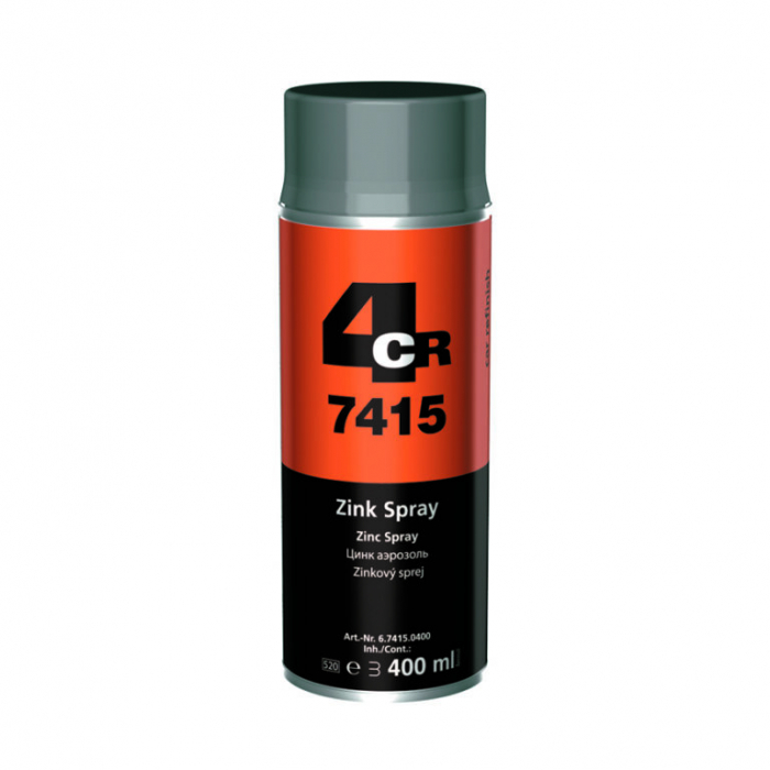 Spray de zinc, 4CR 7415, culoare gri,cantitate 400 ml [1]