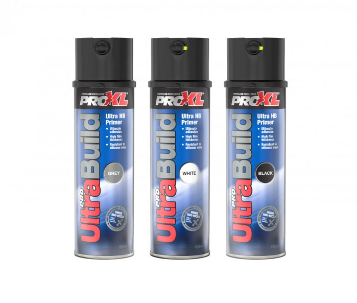 Spray primer, PROXL ULTRABUILD, culoare gri / alb , gramaj 500 ml [1]
