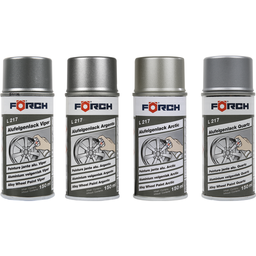 Spray vopsea, Forch L217, pentru jante din aluminiu, culoare argintiu, gramaj 150 ml [1]