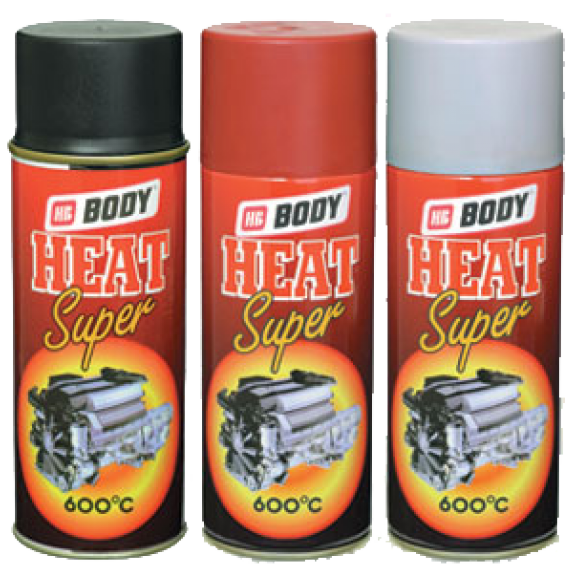 Spray vopsea termorezistenta, HB Body 418, culoare la alegere, rezitstent pana la 600 °C, cantitate 400 ml [1]