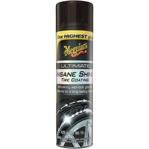 Solutie intretinere, Meguiar's Ultimate Insane Shine Tire Coating, pentru anvelope, gramaj 444 ml [1]