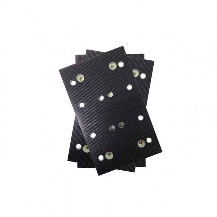 Talpa velcro, Rupes 986.007MH, cu gauri, pentru masina de polisat LE21, dimensiune 80 x 130 mm [1]