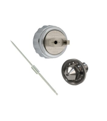 Set reparatie, DeVilbiss SRIPROL-450, ac + duza + fluture, pentru pistol SRIPro [1]