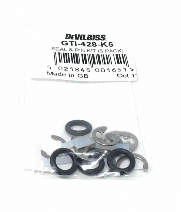 Kit reparatie, DeVilbiss GTI-428-K5, pentru pistol de vopsit GTI PRO, [1]