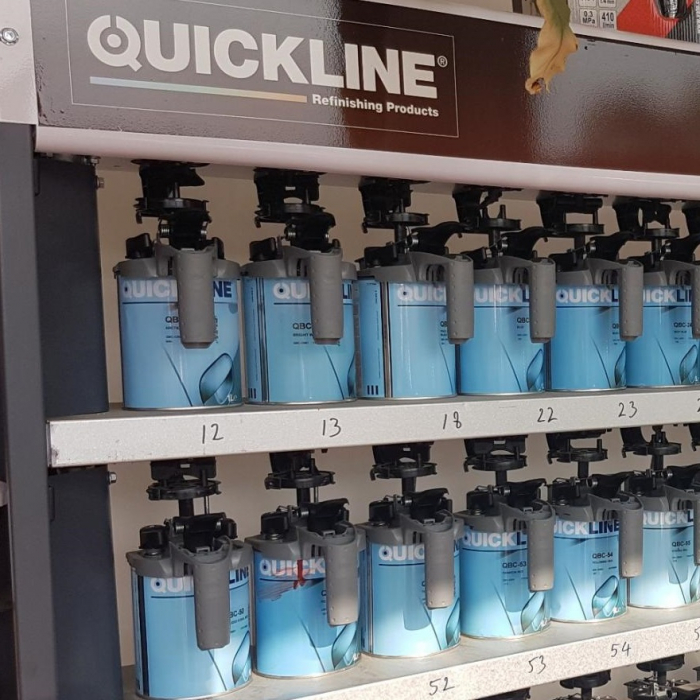 Vopsea auto baza, QuickLine 1K, dupa cod de culoare, recipient plastic cu pensula, cantitate 30 ml [4]