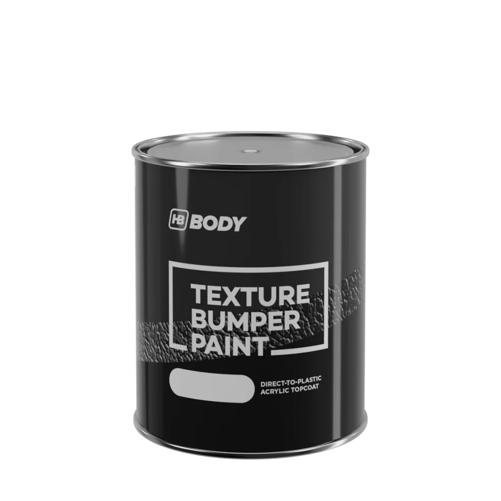 Vopsea structurata, HB Body Bumper Paint, culoare negru texturat, cantitate 1 litru [1]