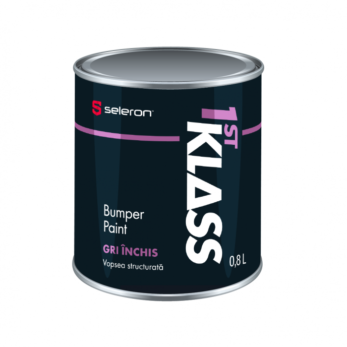 Vopsea structurata pentru plastic, Klass Bumper Paint, culoare la alegere, cantitate 0.8 litri [2]