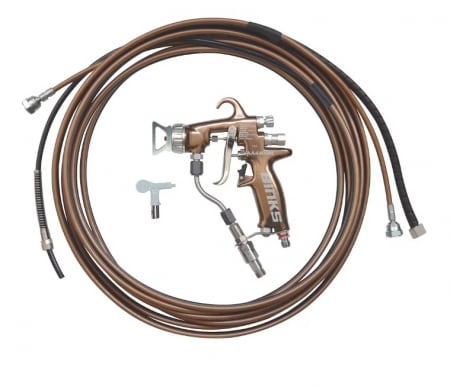 4.1 VOPSIRE (AirMix) - Pistol de vopsit airmix, Binks AA4400M-75T-SF, 303 bar, furtun aer + furtun lichid inclus 7.5 metri