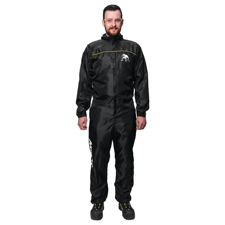 Combinezon protectie - Combinezon de protectie reutilizabil, Mirka Coverall Light, culoare negru, protejaza impotriva substanțelor chimice