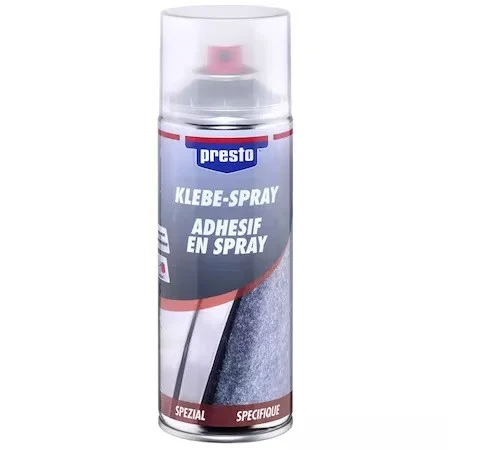 2. CONSUMABILE - Adeziv de contact spray, Presto 306321, pe baza de cauciuc sintetic, lipirea diferitelor materiale 400 ml