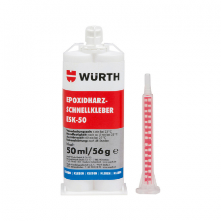 2. CONSUMABILE - Adeziv epoxidic bicomponent, Wurth ESK, fara solvent, cantitate 50 ml