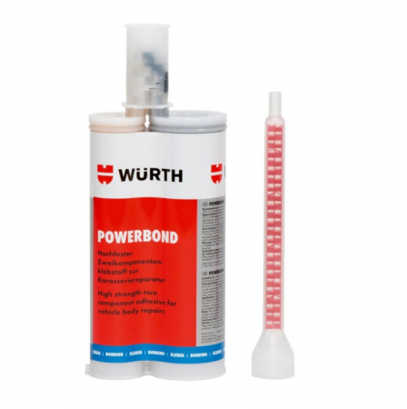 2. CONSUMABILE - Adeziv epoxidic bicomponent pentru metal, Wurth 893 450 100, structural, cantitate 225 ml