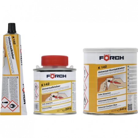 2. CONSUMABILE - Adeziv universal, Forch K142, adeziv de contact, culoare alb, gramaj 90 / 200 / 640 grame