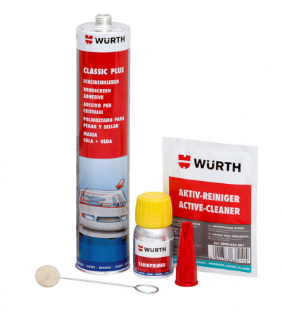 2. CONSUMABILE - Trusa pentru lipit parbriz, Wurth 890 023 700, adeziv monocomponent, timp uscare 2 ore, cantitate 310 ml