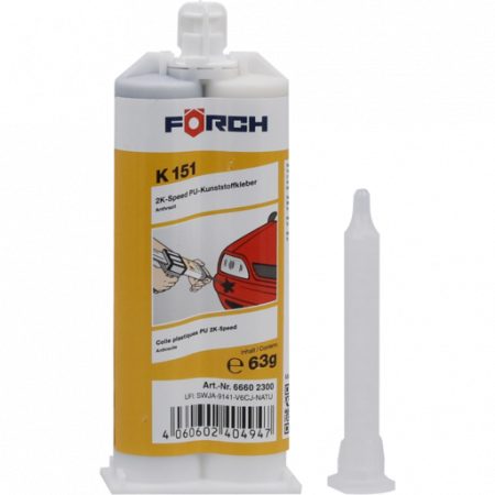 2. CONSUMABILE - Adeziv bicomponent, Forch K151, 2K PU pentru plastic, cantitate 63 grame